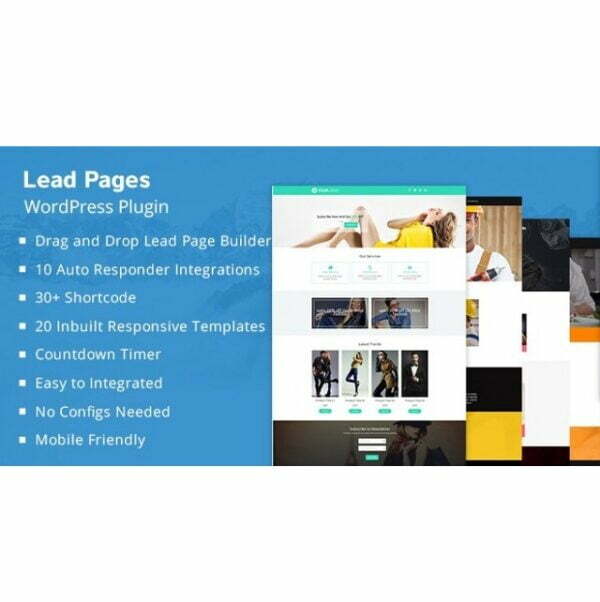 Lead Capture - Wordpress Plugin