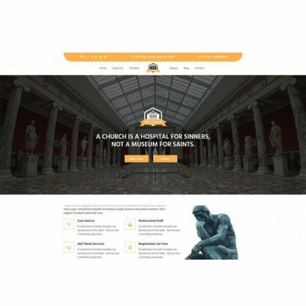 Museum - HTML Template